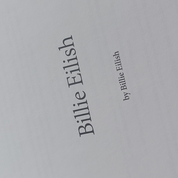 Billie Eilish photo book hardcover coffee table book - Picture 6 of 11